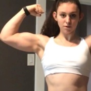 Teen muscle girl Fitness girl Paige